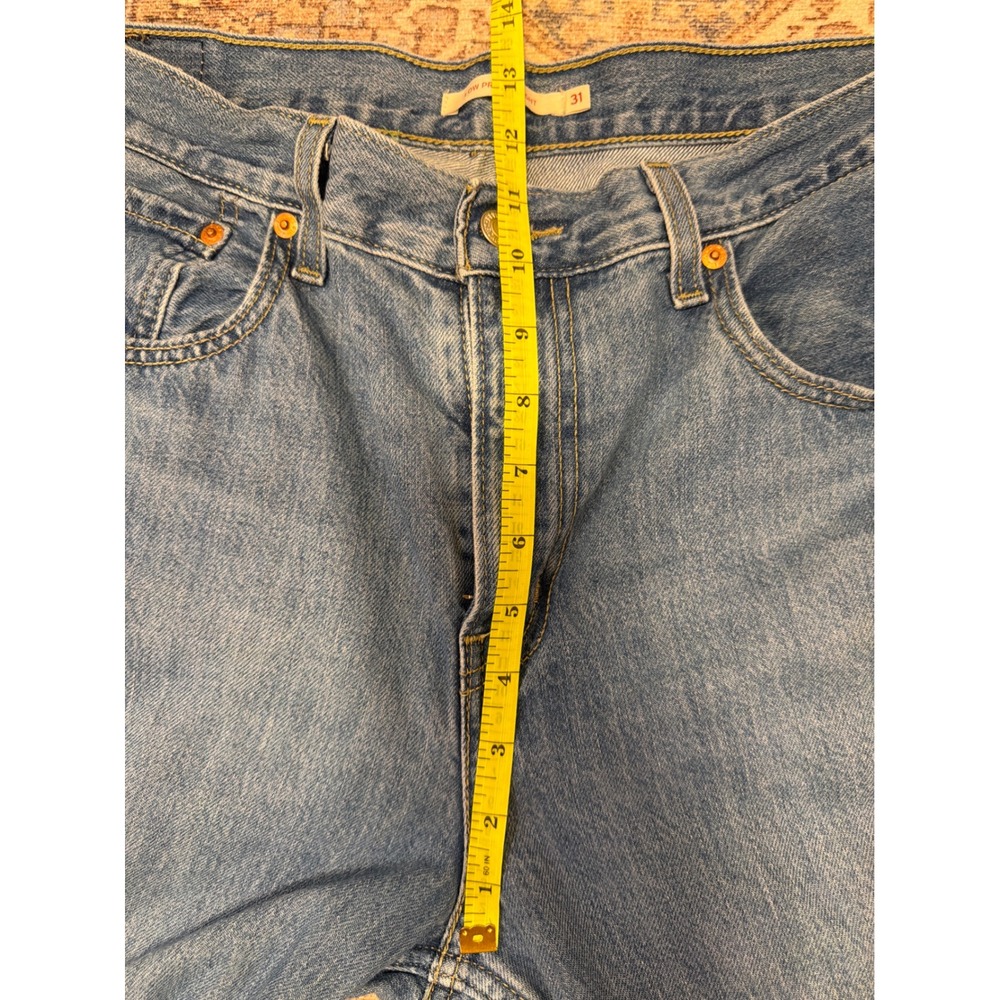 Levis Low Pro Straight Jeans Womens 31 Medium Wash Blue Denim A0964-0002 - Picture 7 of 11